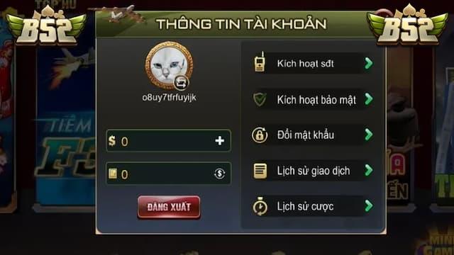 Hướng dẫn B52club nạp – rút tiền dễ dàng